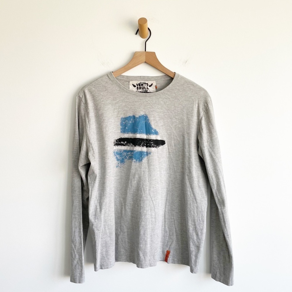 Vents Brull Original Gray LS Graphic T-Shirt South Africa Size L